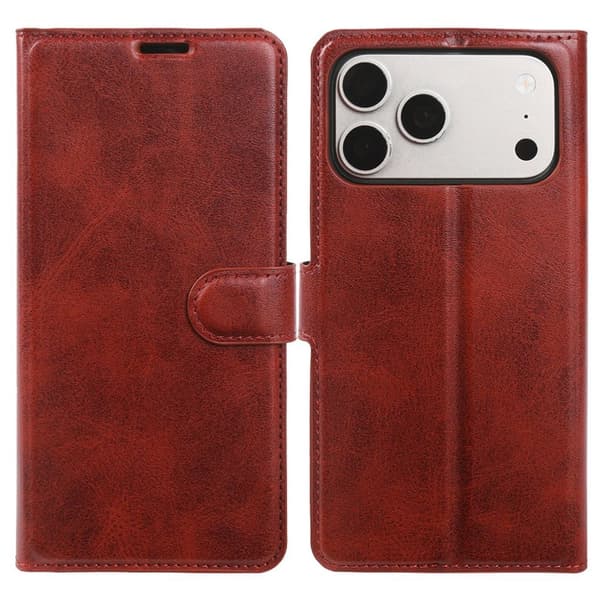 Wallet Cover with Stand iPhone 18 Pro Max, iPhone 17 Pro Max - Red