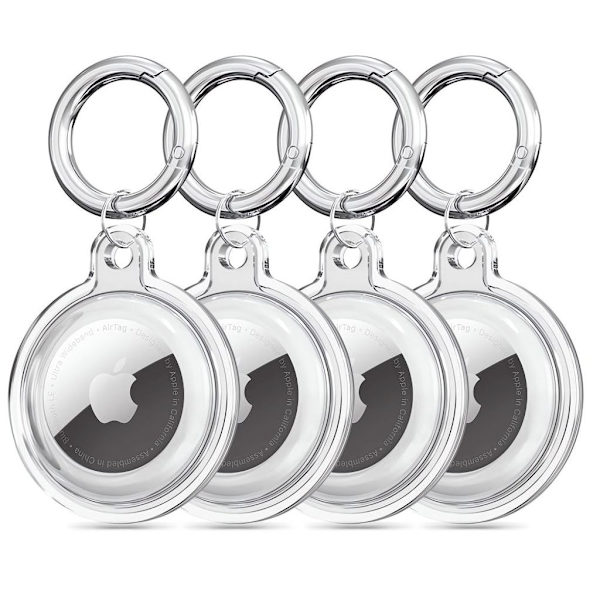 Tech-Protect Icon Case 4-Pack for Apple AirTag – Transparent