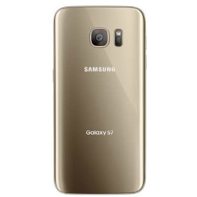 Samsung Galaxy S7 Edge Baksida Med Tejp - Guld