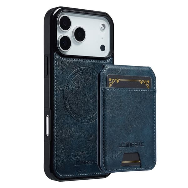 MagSafe Case Detachable Card Holder iPhone 18 Pro Max, iPhone 17 Pro Max - Blue