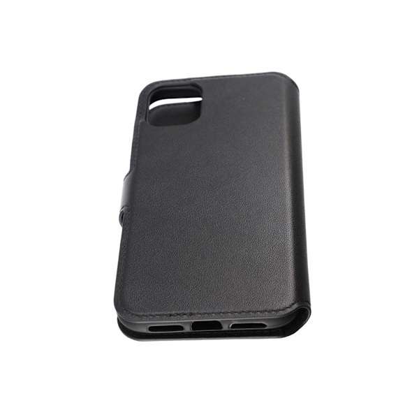 iPhone 11 Plånboksfodral Läder Rvelon - Svart