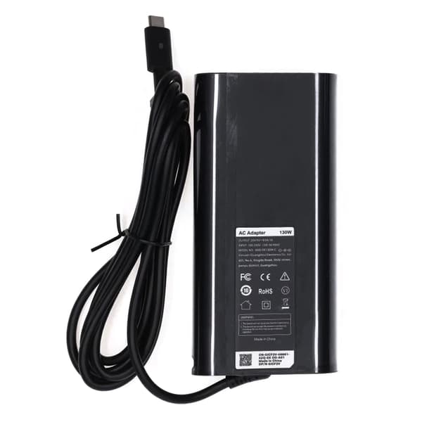 Power Adapter Charger for Dell 130W USB-C