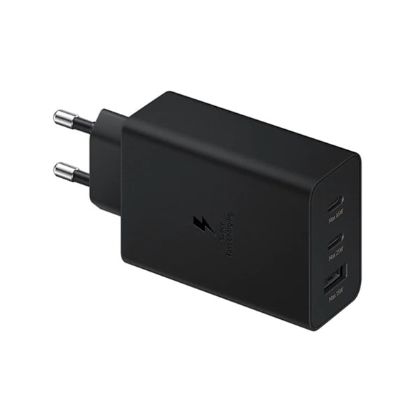 Samsung Trio Laddare 65W 2xUSB-C 1xUSB-A - Svart
