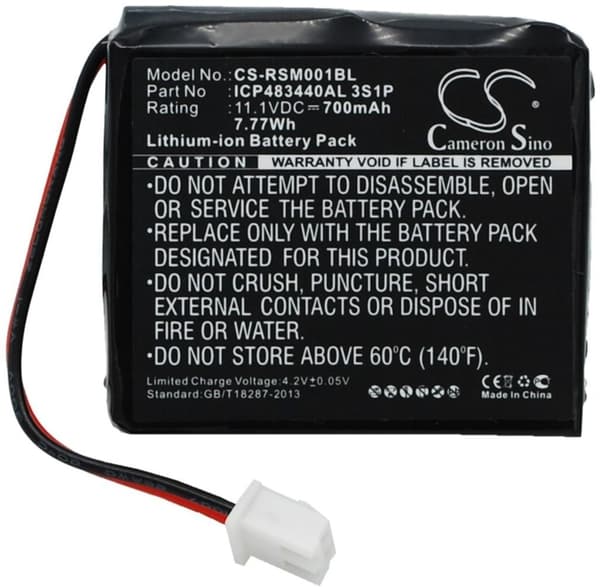 Battery for Ratiotec Soldi Smart etc