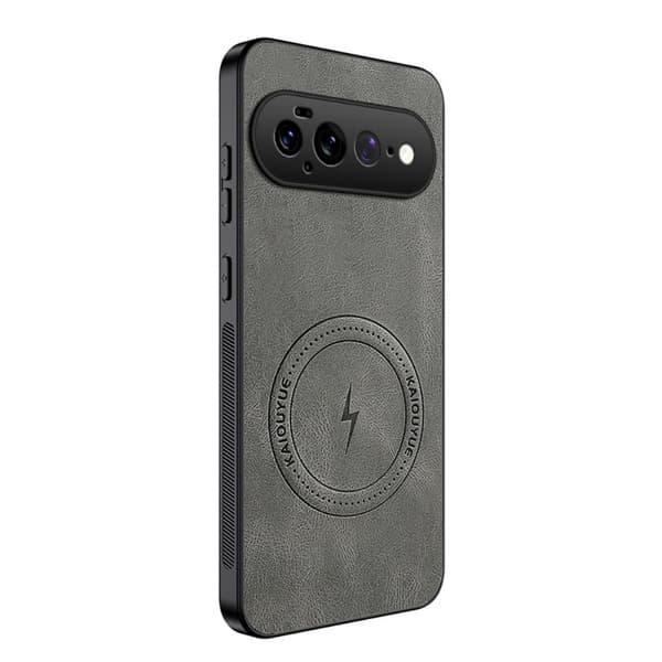Google Pixel 11 Pro XL MagSafe Case PU-leather - Grey
