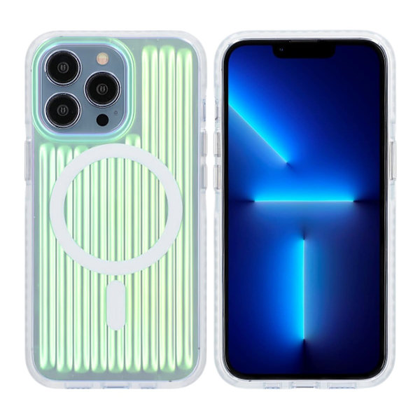 Model reflact color Magnetic Case For iPhone 13 Pro Green