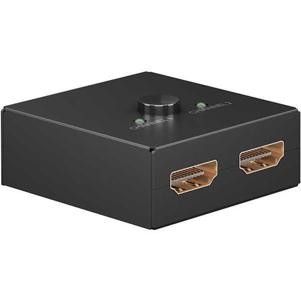 Manual Goobay 2 to 1 HDMI switch - Black
