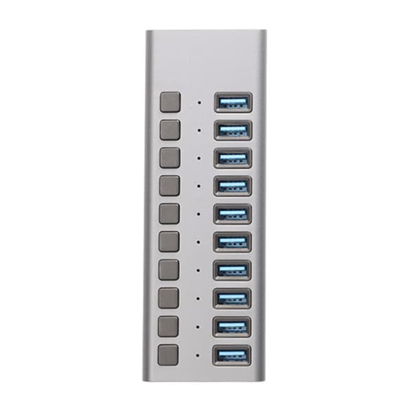 10 out put USB 3.0 (48W) usb multi-port hub hub transmission charging expansion dock laptop mobile computer group control expander