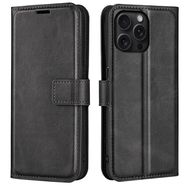 iPhone 16 Pro Max Cover with card slots - Black