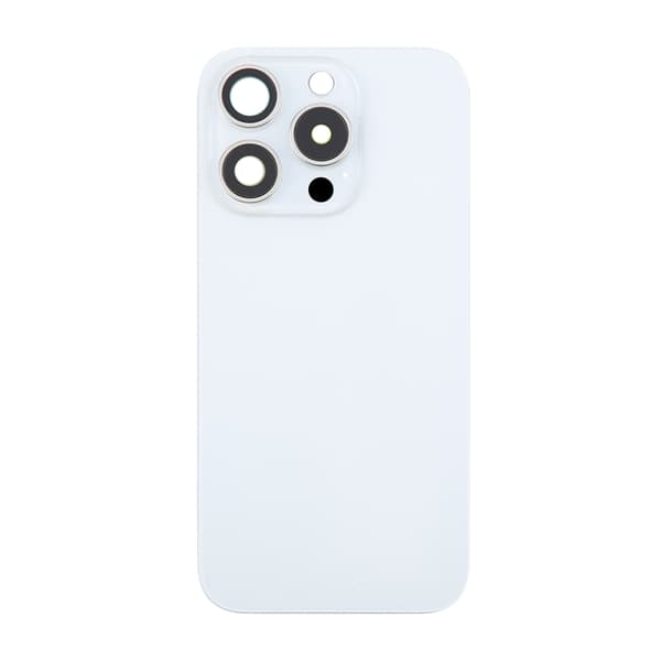 iPhone 16 Pro Max Back Glass with Magnet and Camera Lens - White Titanium