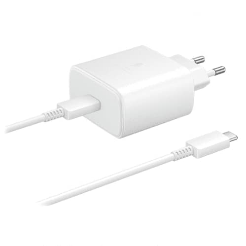 Original Samsung PD 45W USB-C Väggladdare - Vit
