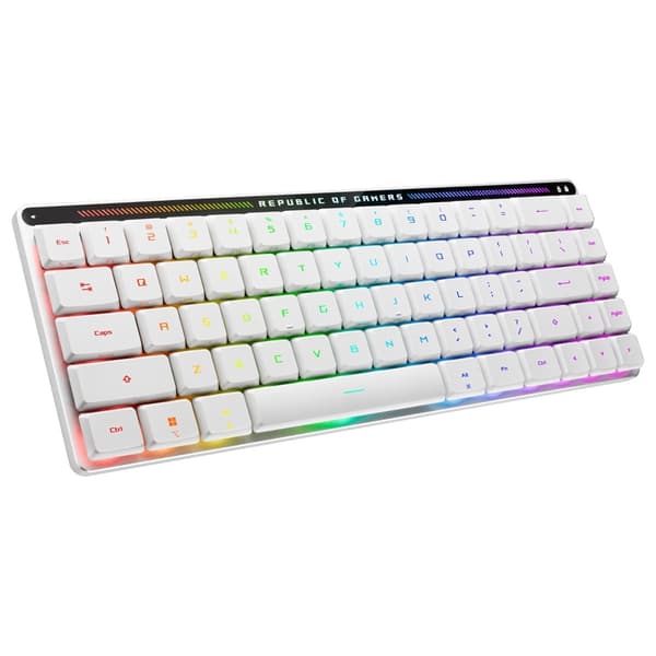 ASUS ROG Falchion RX Low Profile Trådlöst Gamingtangentbord Vit - Nyskick