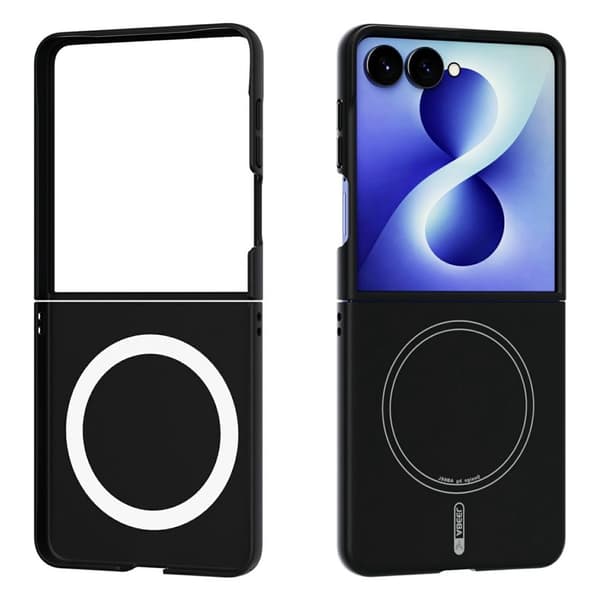 ABEEL Samsung Galaxy Z Flip8 MagSafe Case in Silicone - Black