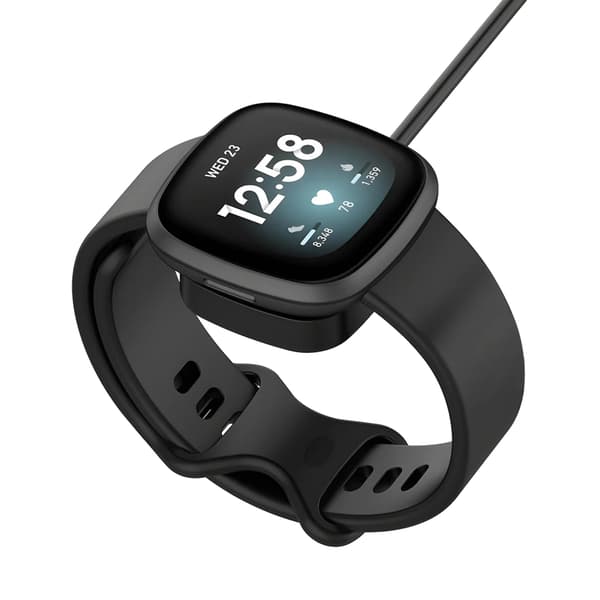 Charging cable USB for Fitbit Versa 4 and 3 and Sense - 4-Pin Universal