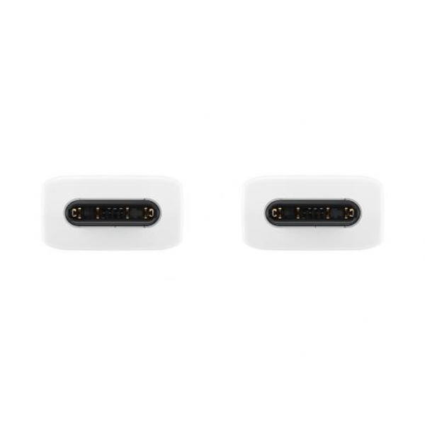 Original Samsung USB-C till USB-C-kabel 5A - Vit