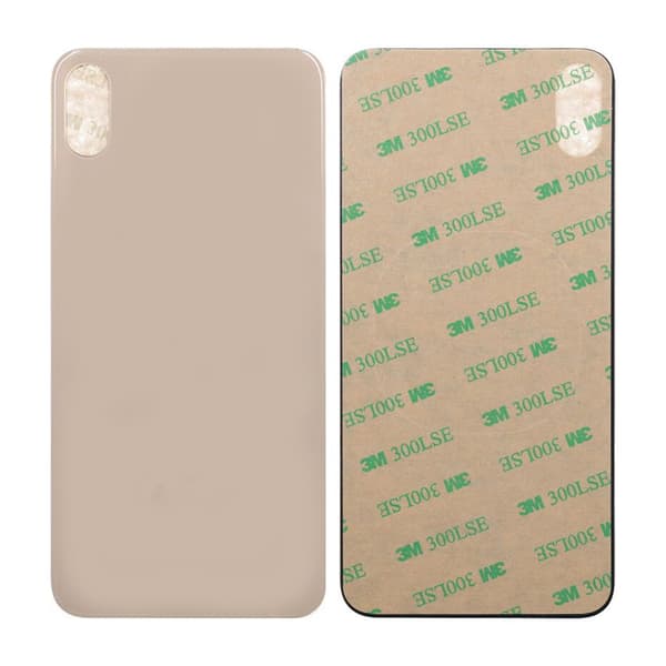 iPhone XS Max Back Glass with Adhesive Tape - Gold
