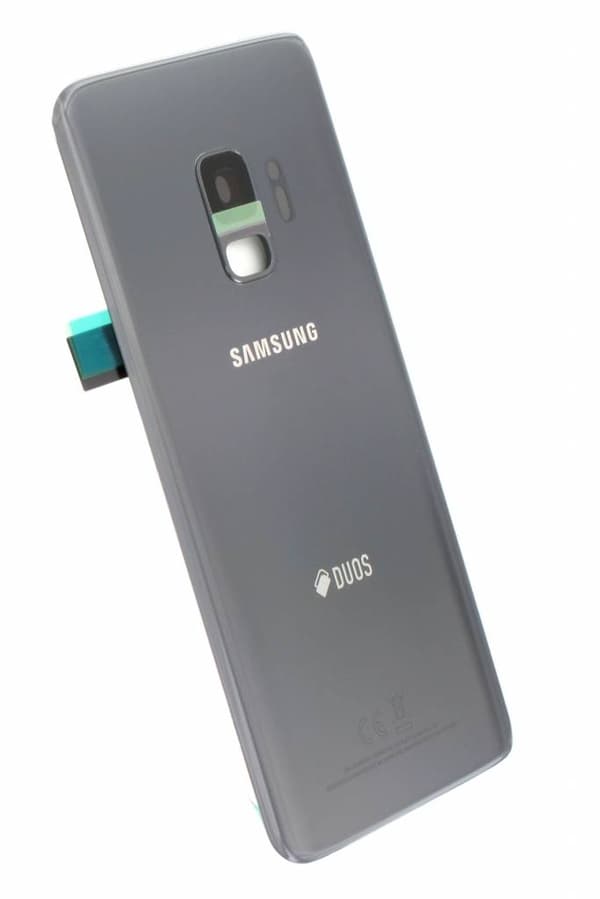 Samsung Galaxy S9 Baksida Med Tejp - Silver Svart