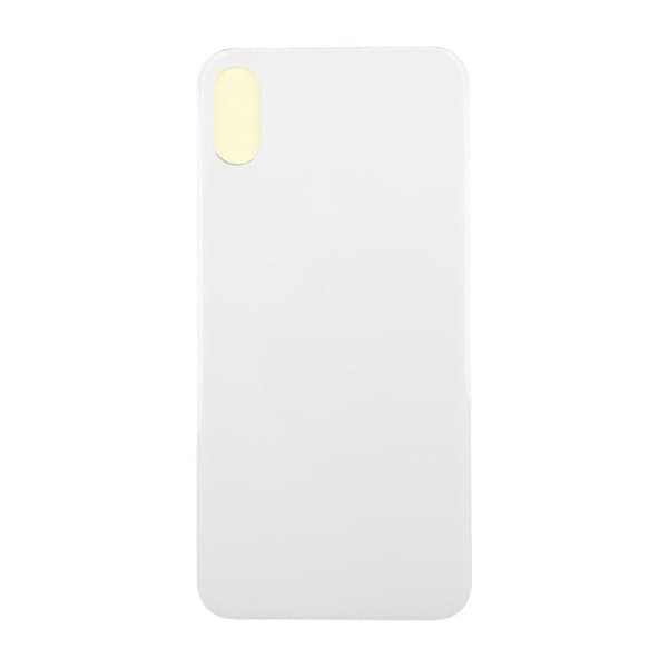 iPhone X Back Glass with Adhesive Tape - White