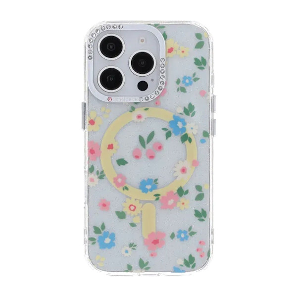 Flower Series MagSafe Case - iPhone 16 Pro Rainbow Blooms