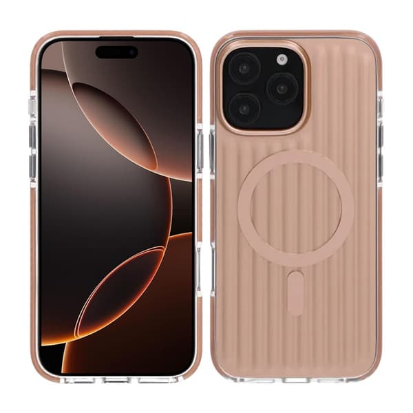 Patterned TPU Case for iPhone 16 Pro with MagSafe - Gold