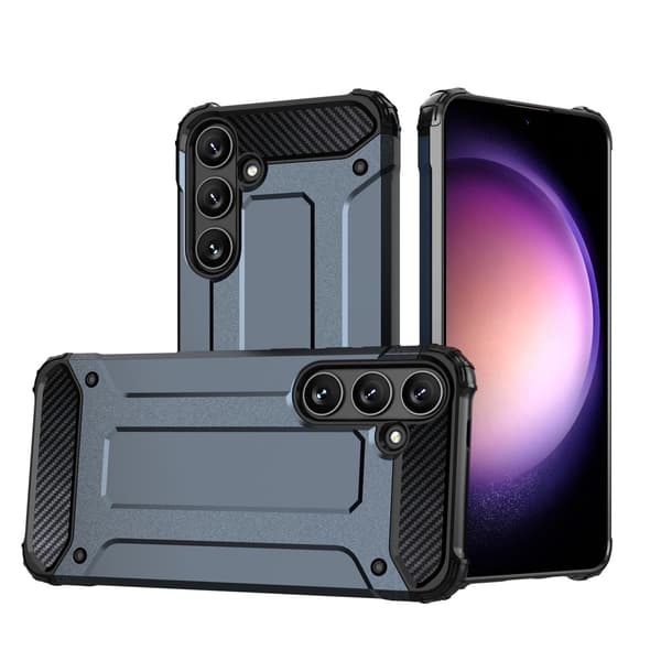 Hybrid Armor case for Samsung Galaxy S24 Plus armored - blue