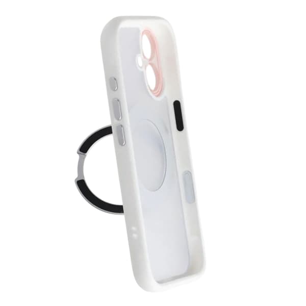 Skal med Roterbart MagSafe-Stativ för iPhone 17 - Vit