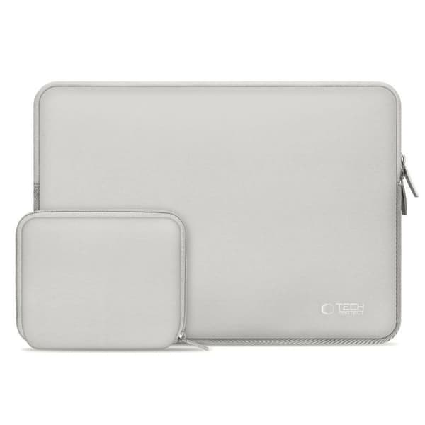 Tech-Protect Neoslim Laptop Sleeve 13-14" with accessory pouch - Gray