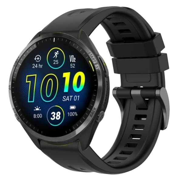 Garmin Forerunner 965 / 955 / 945 / 935 Silicone Watch Band - Black