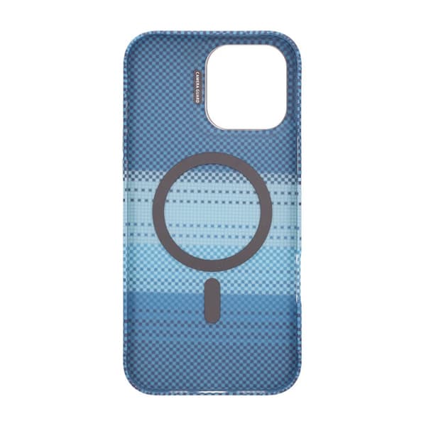 Magsafe Case and Stand for iPhone 16 Pro Max - Striped Blue