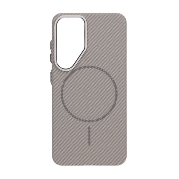 Samsung Galaxy S25 Plus Mobile Case Carbon Patterned - Gray