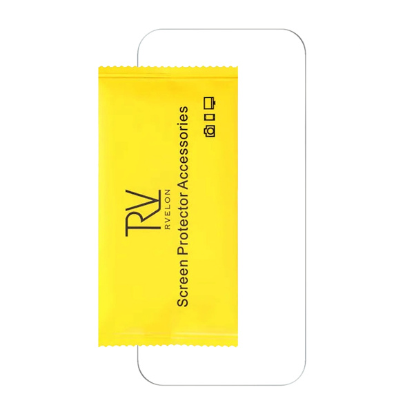 Rvelon Screen Protector for iPhone 14 Pro/15/16 Tempered Glass 2.5D - bulk