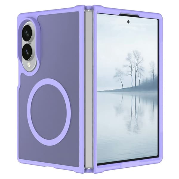 Samsung Galaxy Z Fold8 MagSafe Case with Acrylic Back - Purple