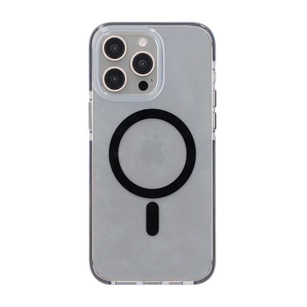 iPhone 15 Pro Max Mobilskal Magnet Dubbelskydd - Svart