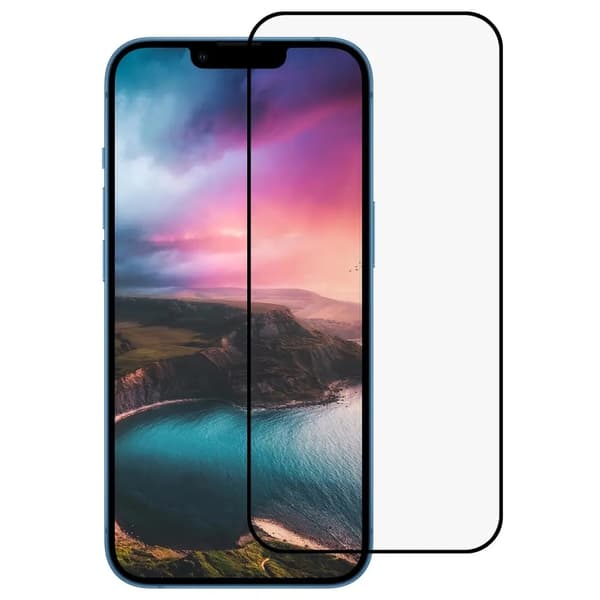 iPhone 14 Pro Max Skärmskydd - Heltäckande Svart
