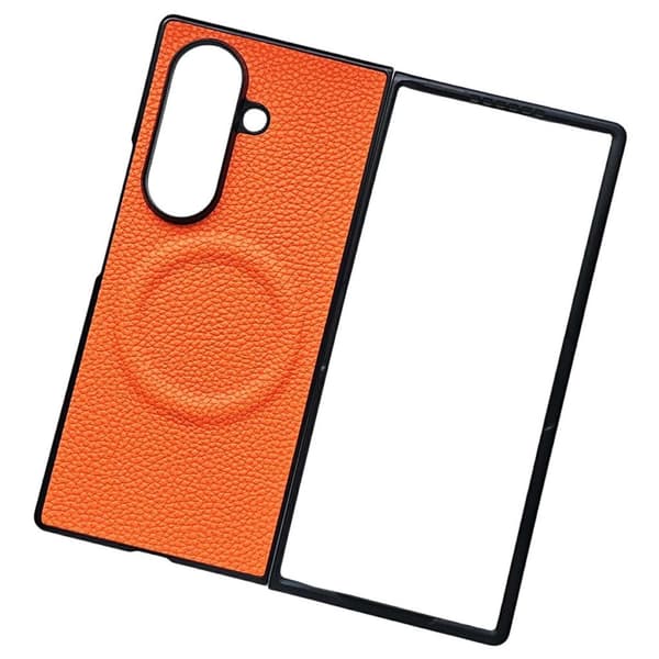 Samsung Galaxy Z Fold8 Ultra MagSafe Case PU-leather - Orange