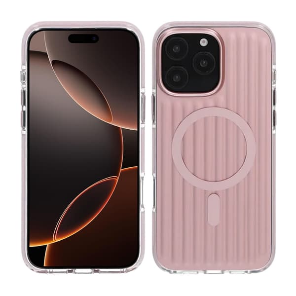 Patterned TPU Case for iPhone 16 Pro Max with MagSafe - Pink