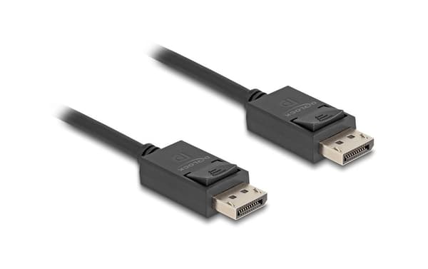 Delock Coaxial DisplayPort cable 16K @ 60Hz, 80Gbps, 1m