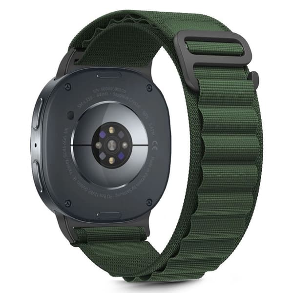 Tech-Protect Nylon Stripe Strap Samsung Galaxy Watch 8 / 8 Classic - Green
