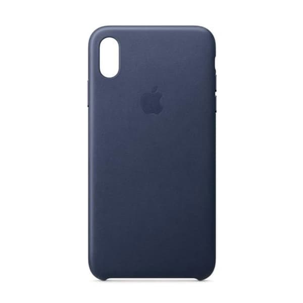 Mobilskal Apple iPhone XS Max Läder - Blå