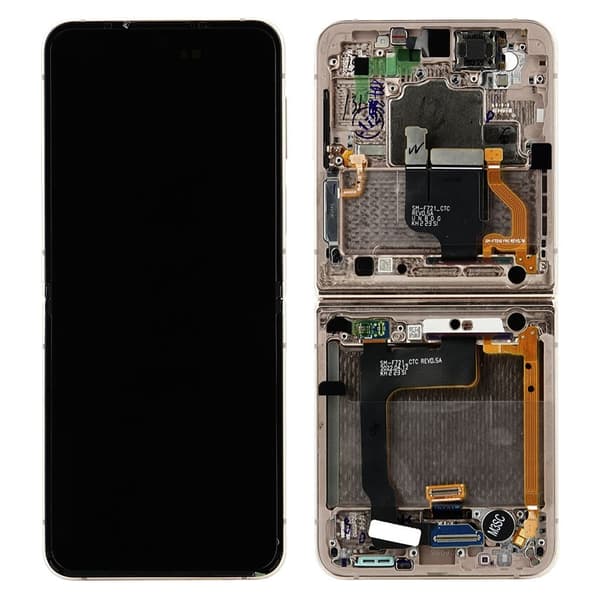 Samsung Galaxy Z Flip4 LCD Display Original - Pink Gold