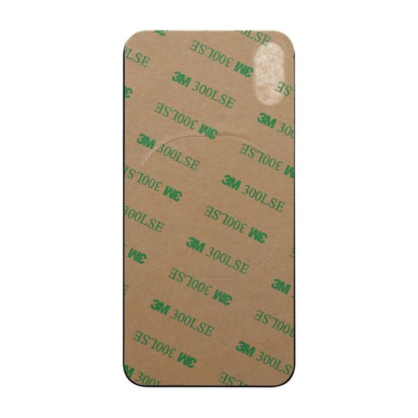 iPhone X Back Glass with Adhesive Tape - White