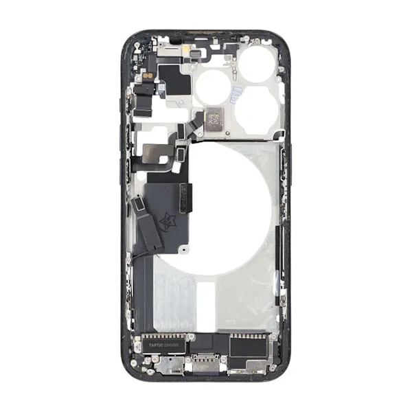 Mittenram med smådelar för iPhone 15 Pro - Blå Titan OEM