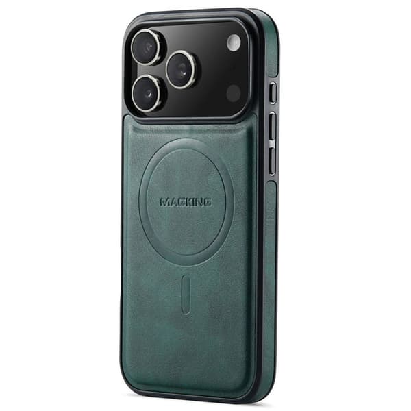 MAGKING K1 iPhone 18 Pro Max / 17 Pro Max MagSafe Case PU-leather - Green