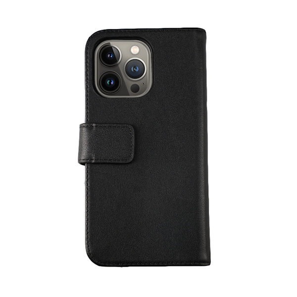 iPhone 12 Pro Max Plånboksfodral Läder Rvelon - Svart
