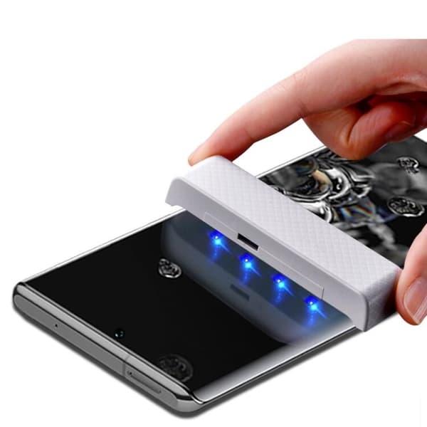 Samsung Galaxy S20 Plus MOCOLO UV Skärmskydd i 3D Härdat Glas Svart