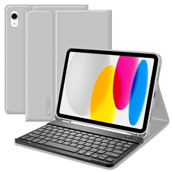 Tech-Protect SC Pen Case with Keyboard iPad 10.9" 2022 / A16 11" 2025 - Gray