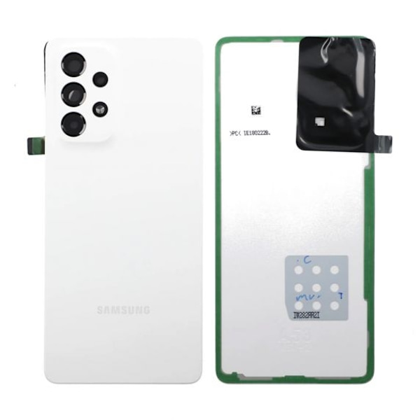 Samsung Galaxy A53 Baksida med tejp - Vit