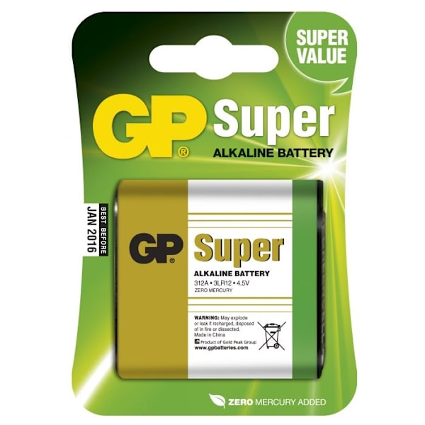 GP 312A-U1/ 3LR12/ 4.5V battery - 1 Pack
