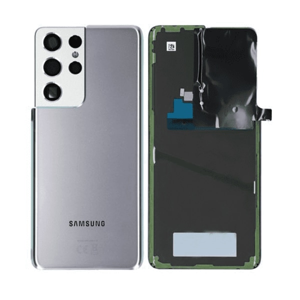 Samsung Galaxy S21 Ultra Baksida Med Tejp - Phantom Silver