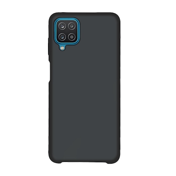 Samsung A12 Silikonskal - Svart